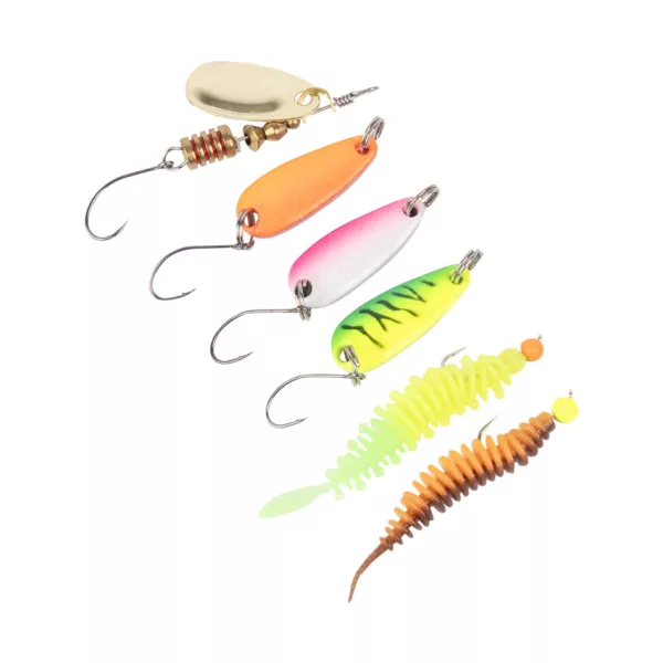 Zebco Kit de pêche à la truite au lancer Leurres