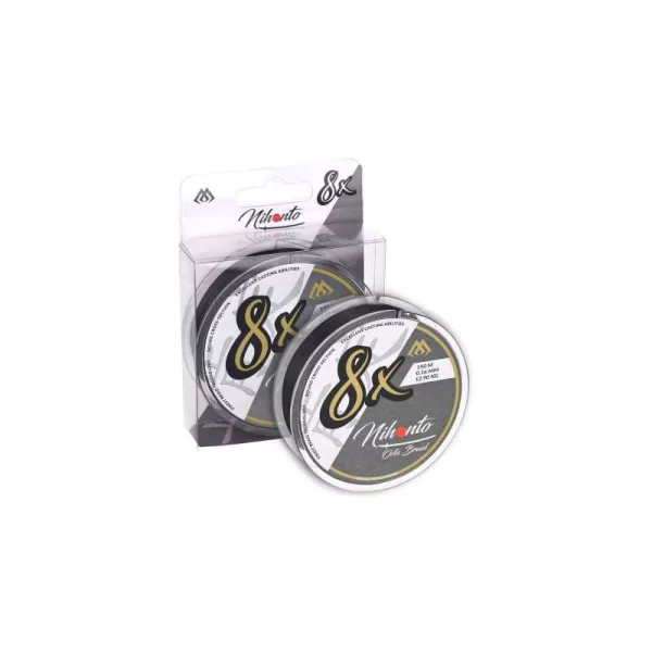 Mikado Nihonto Octa 0,16mm 150m Ligne principale tressée noire