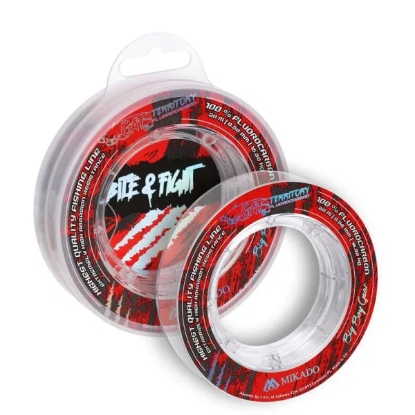 Mikado Territoire de Chat 1,2mm 20m Fluorocarbone Bas de ligne