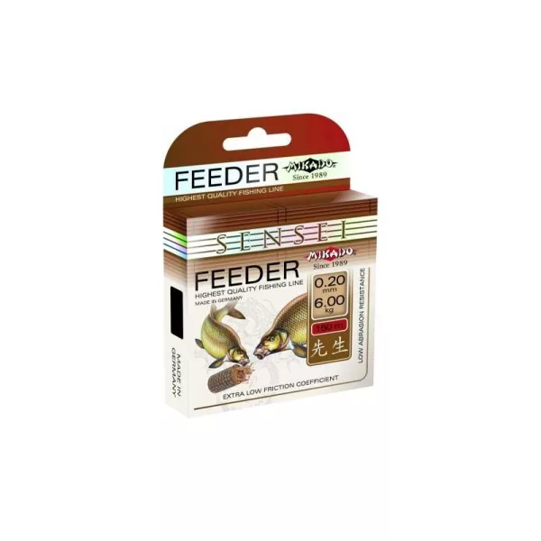 Mikado Sensei Feeder 0,22mm 150m Noir Ligne principale monofilament