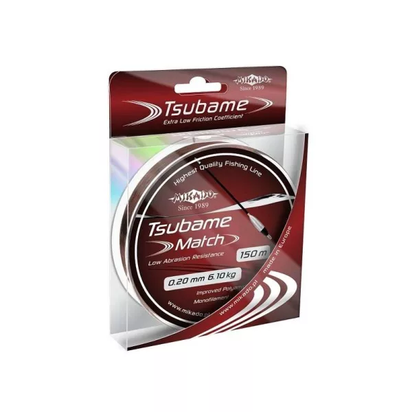 Mikado Tsubame Match 0,22mm 150m Ligne principale monofilament bordeaux